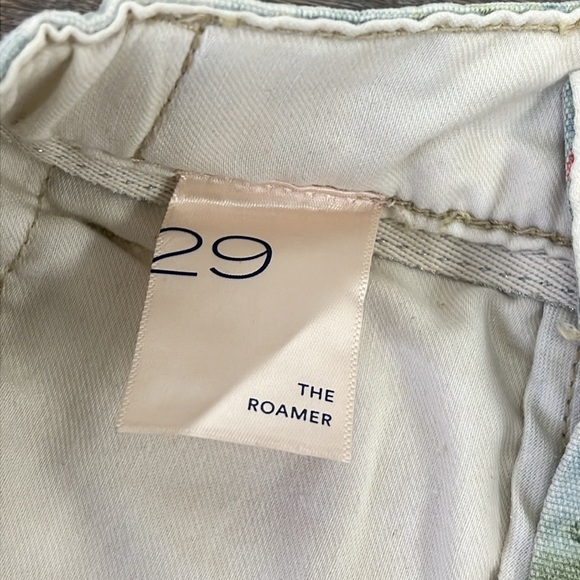 Pilcro THE ROAMER Lilly Pad Pond Cropped Pants Size 29/8 - Picture 4 of 10